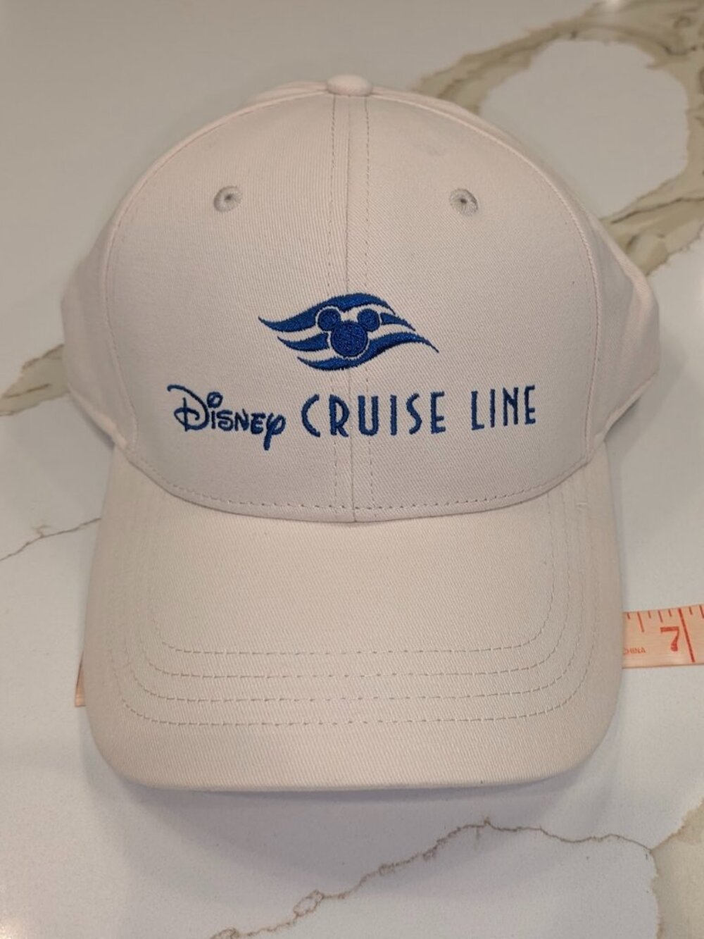 NEW Disney Cruise Line Hat Unworn DCL Beige Cream Baseball Cap